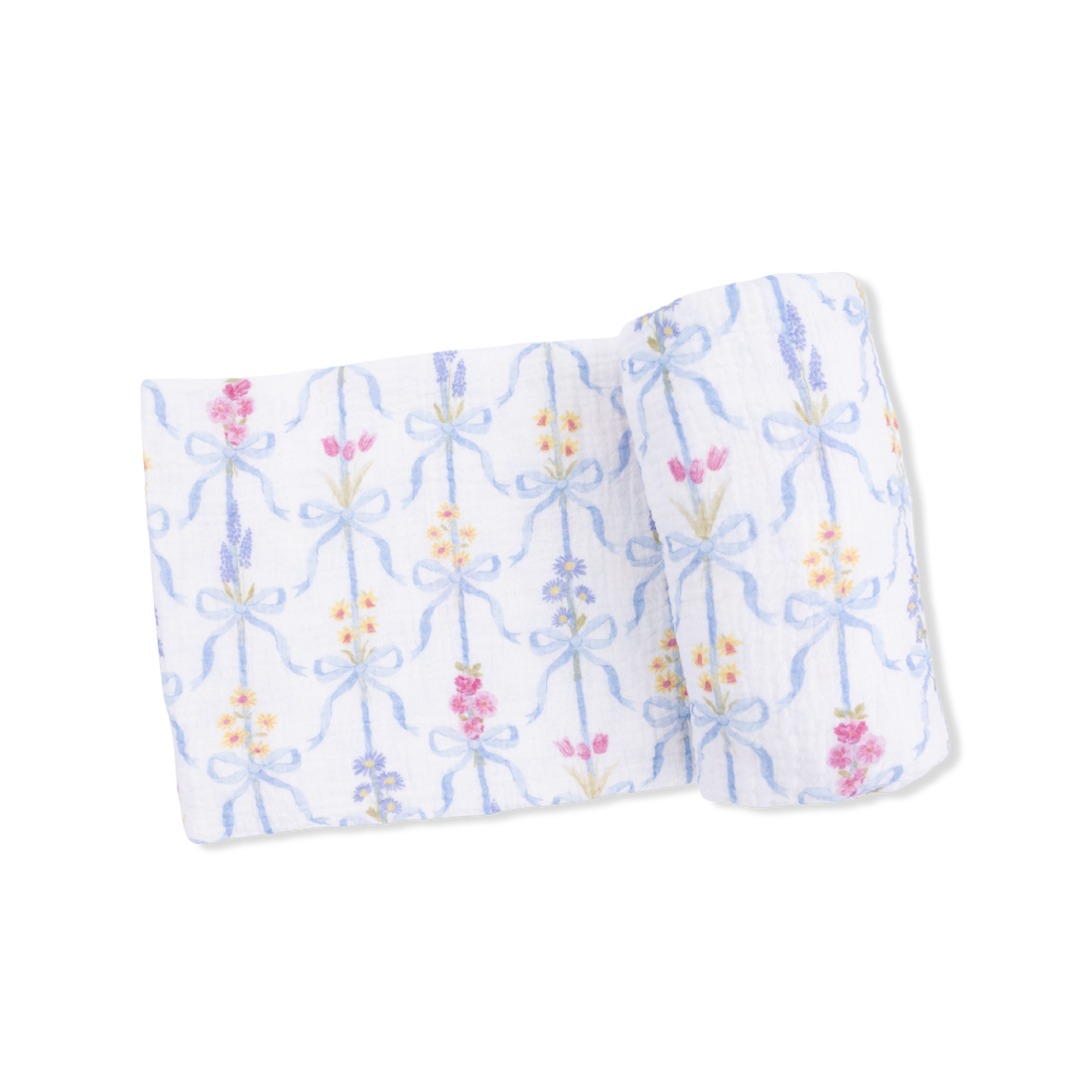 Ribbon Bouquets Swaddle Blanket/Angel Dear