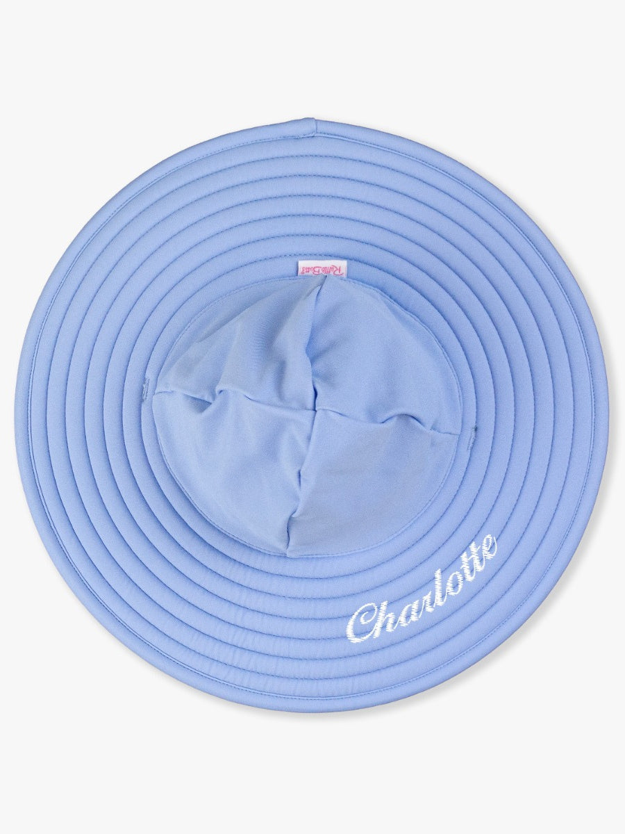 Periwinkle Swim Hat/Ruffle Butts
