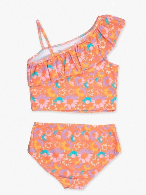 Coral Floral Tankini/Ruffle Butts