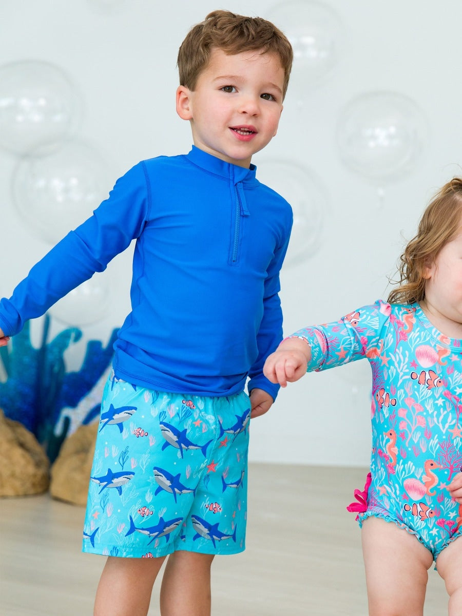 Fintastic Swim Trunks/Rugged Butts