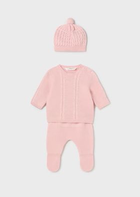 Leg Warmer & Hat Set Pink/Mayoral