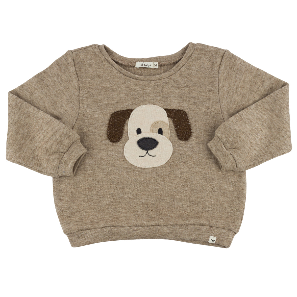 Puppy Face Sweatshirt/Oh Baby