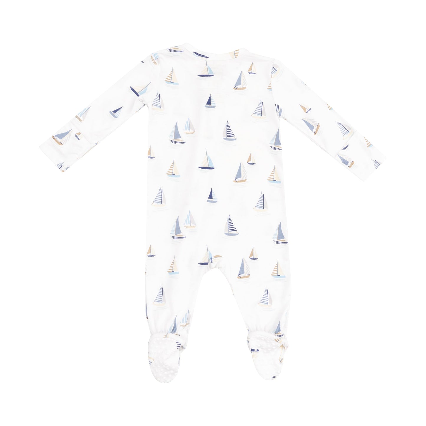 Sailboats Blue Footie/Angel Dear