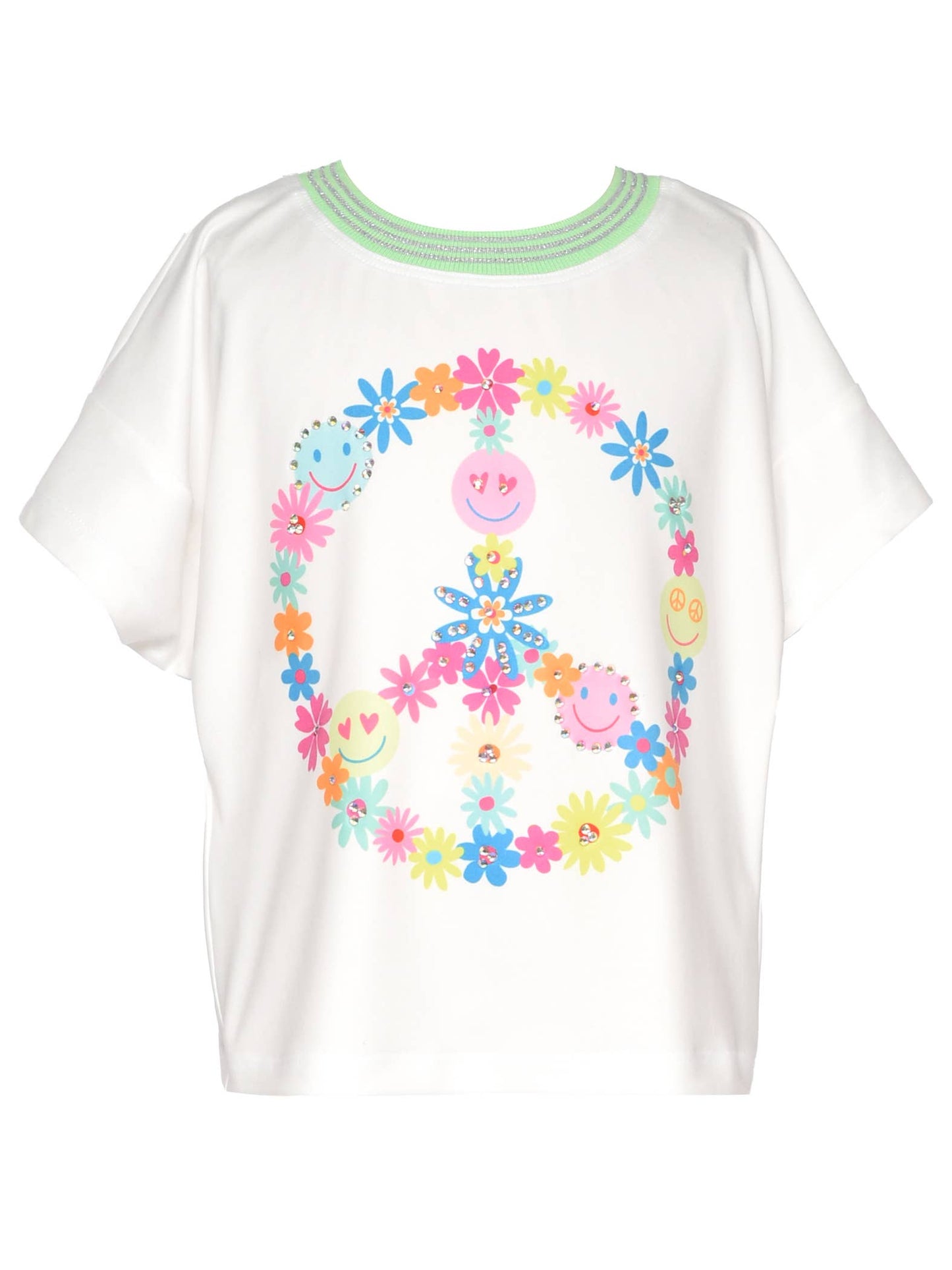 Floral Peace Graphic Top/Baby Sara
