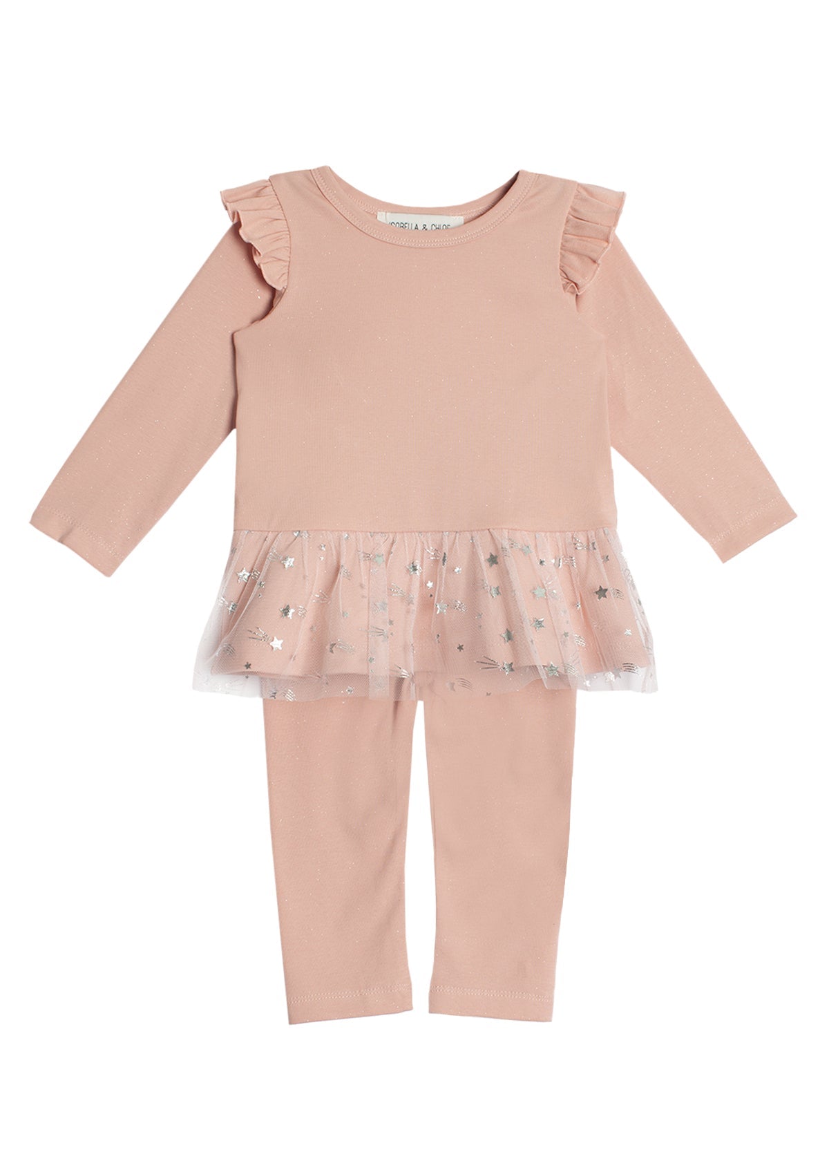 Sparkling Knit/Tulle 2 pc Set/ IC
