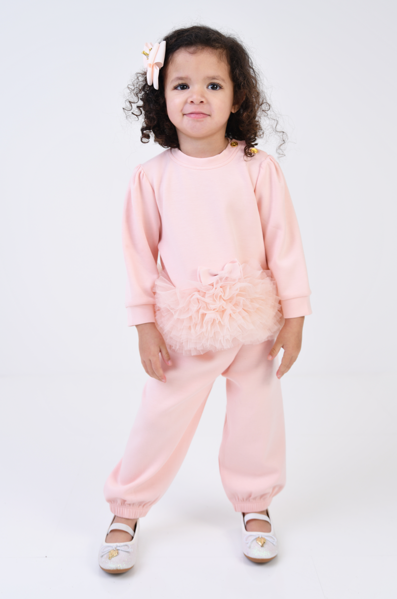 Baby Deonne Tulle Tracksuit/Angels Face