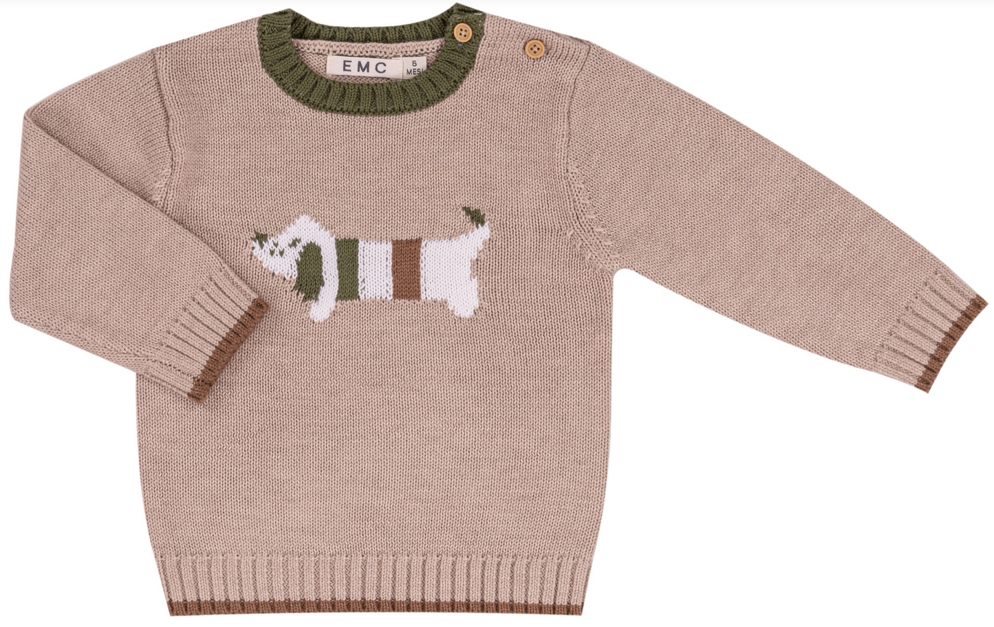 Jacquard Knitted Sweater/EMC