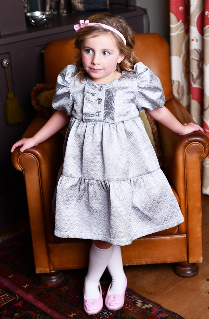 Charmaine Jacquard Dress/Angels Face