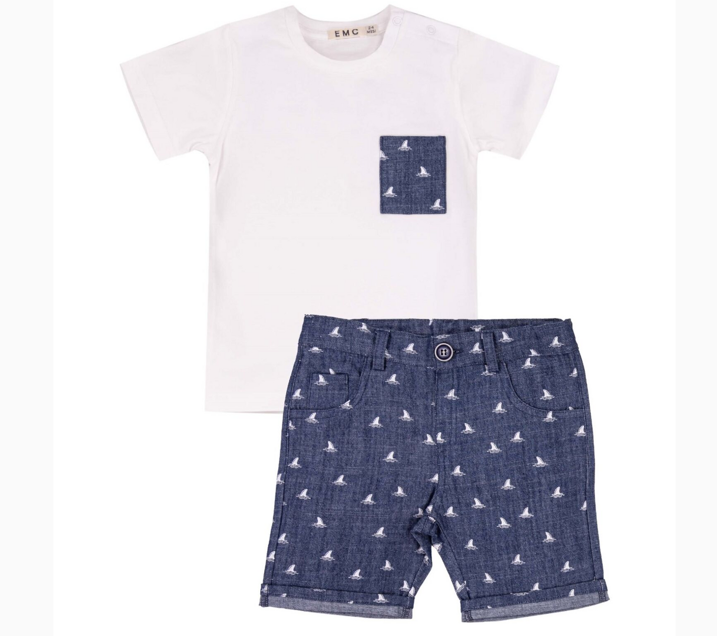 Jersey and Chambray Set/EMC