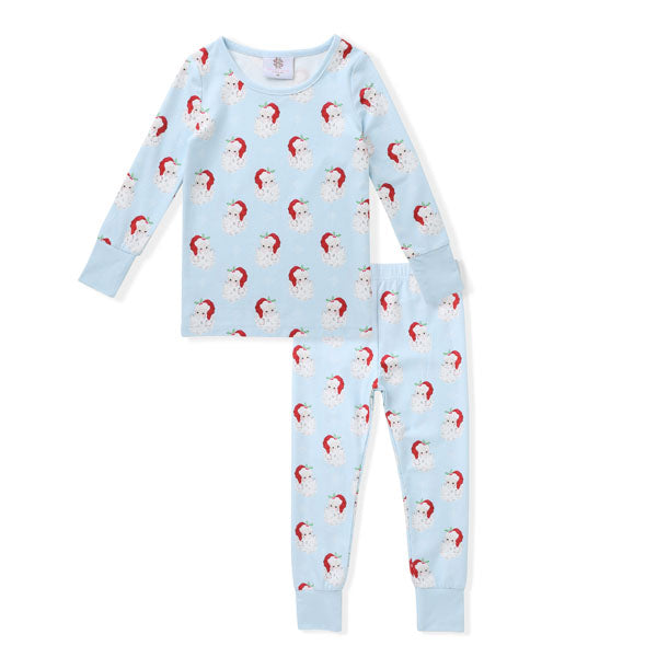 Blue Butterknit 2 Pc Pajama/Swoon Baby