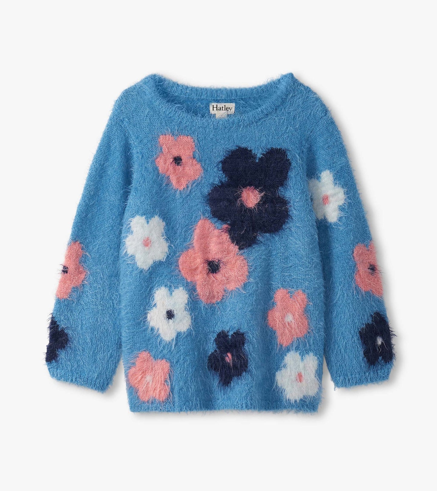 Floral Cluster Furry Sweater/Hatley