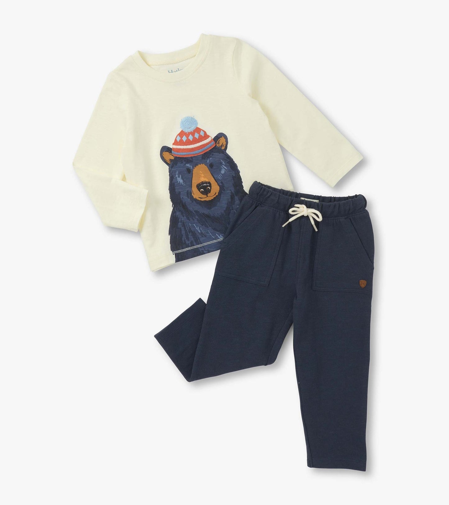 Bear Graphic Tee & Pant Set/Hatley