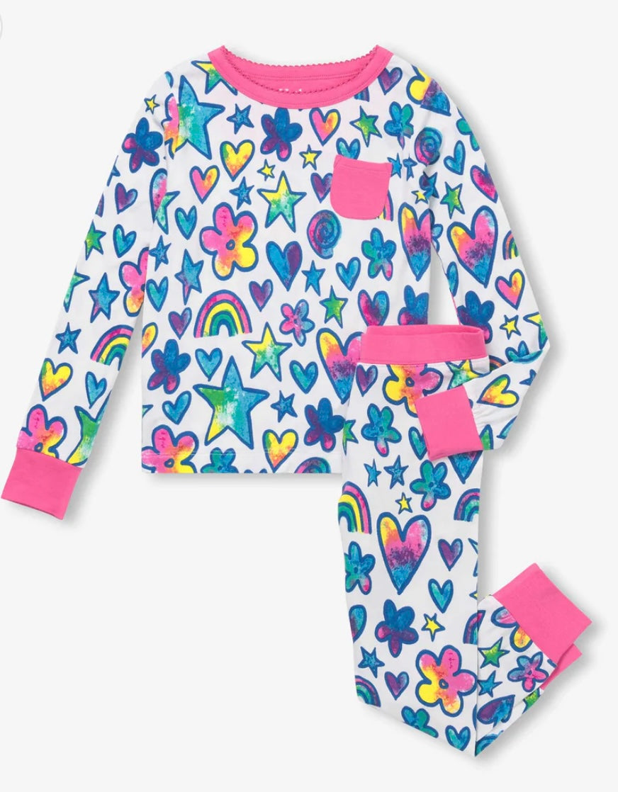 Watercolor Doodles PJ/Hatley