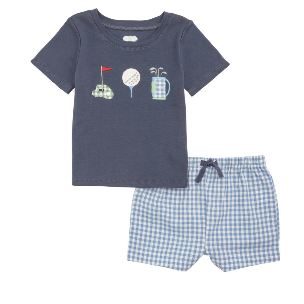 Boy Golf Short Set/Mud Pie