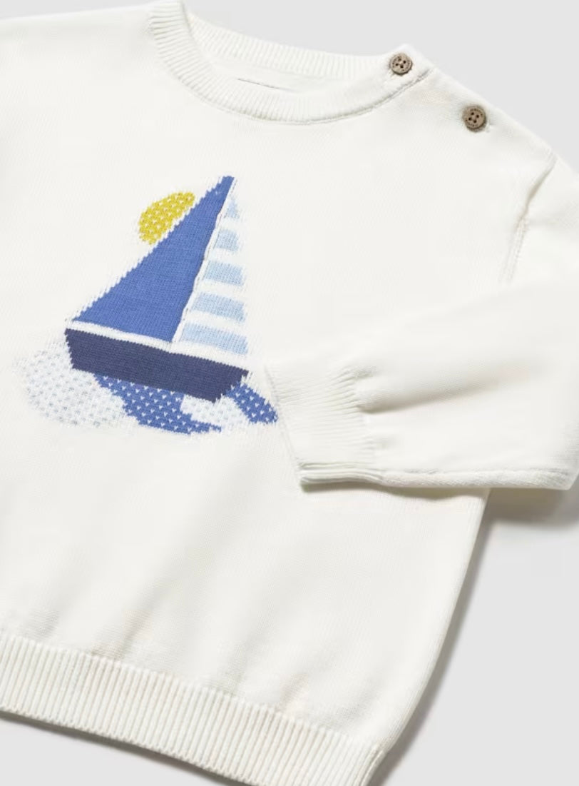 Boy Sailboat Sweater/Mayoral