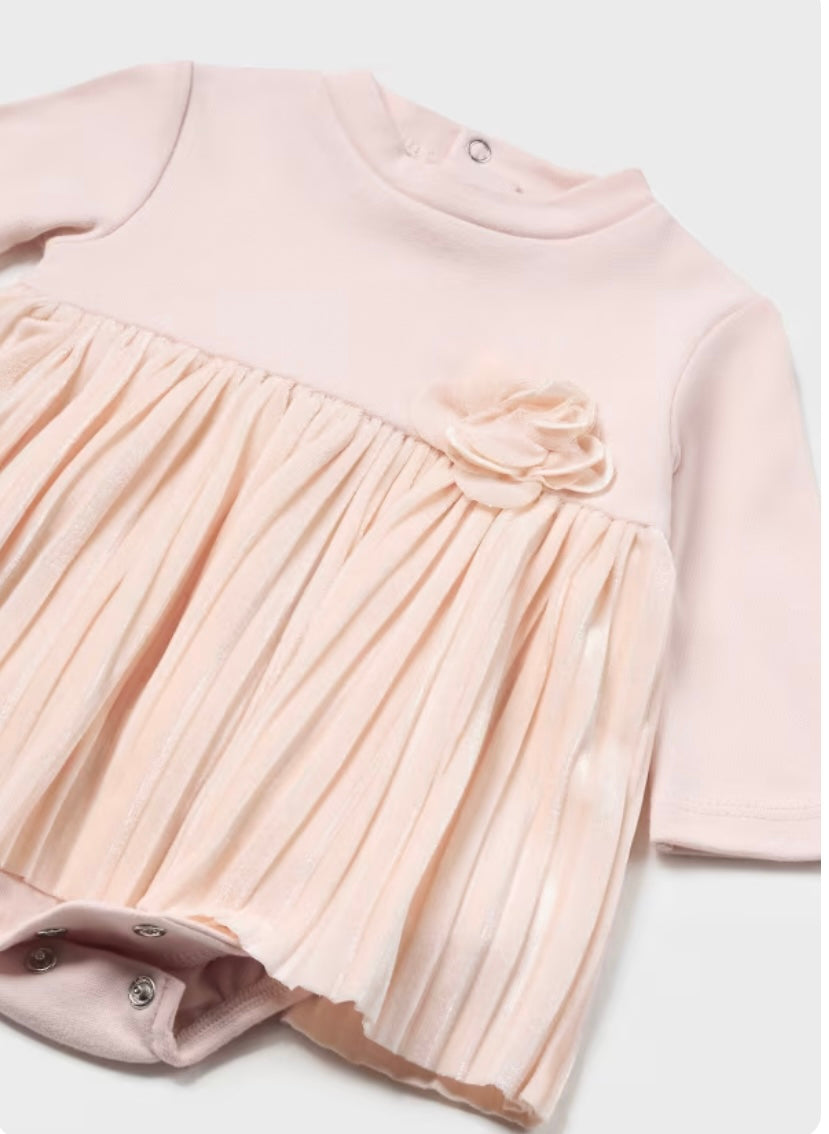 Pleated Romper Dress/Mayoral