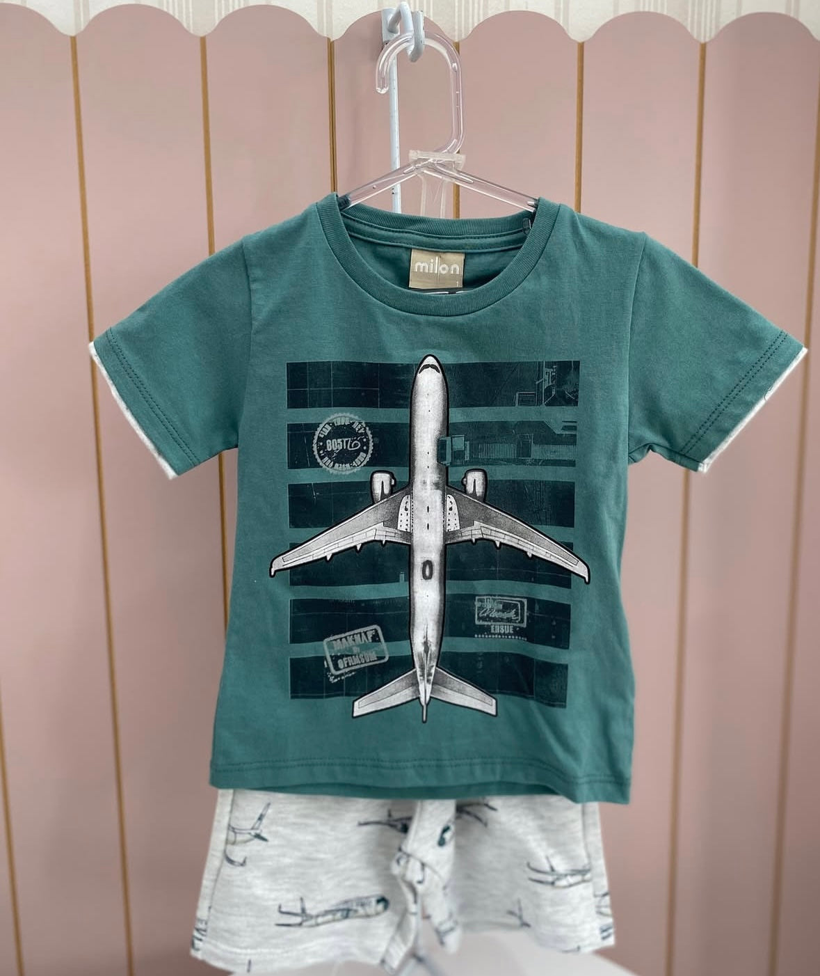 Boy Airplane Short Set/Milon