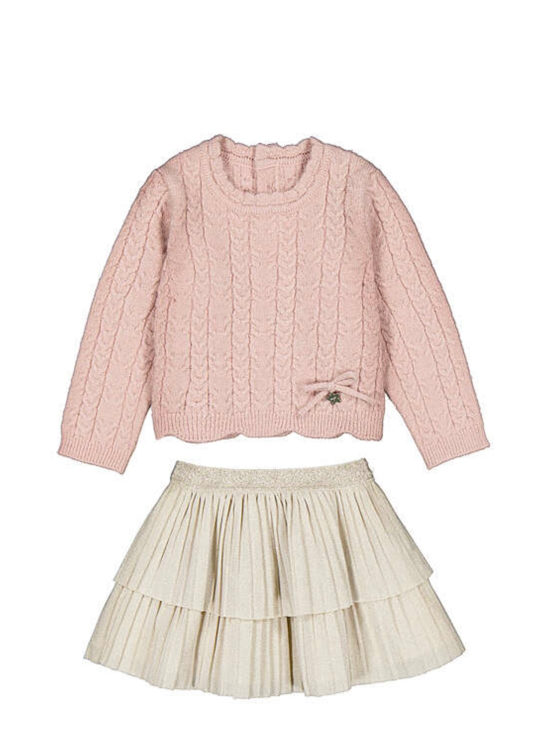 Girl Sparkle Skirt Set/Mayoral