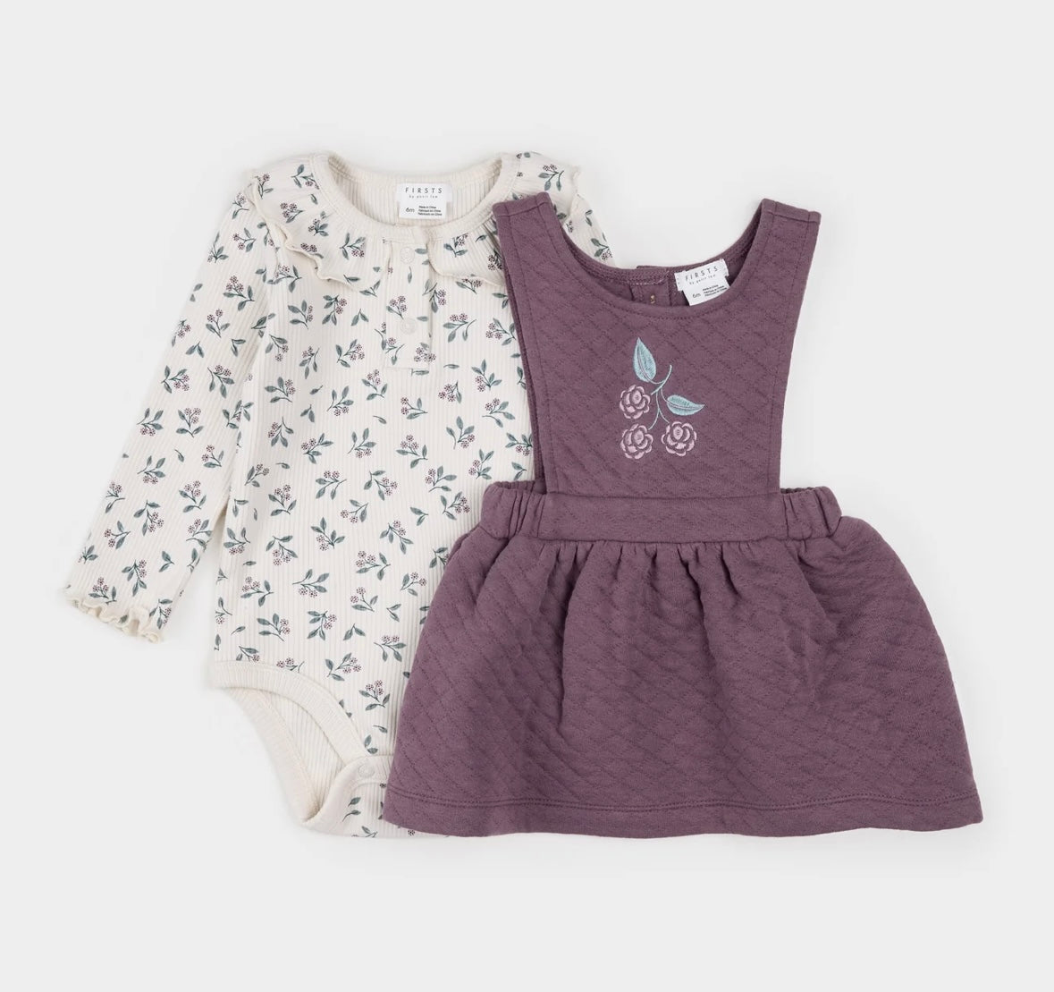 Quilted Overall Dress Set/Petit Lem