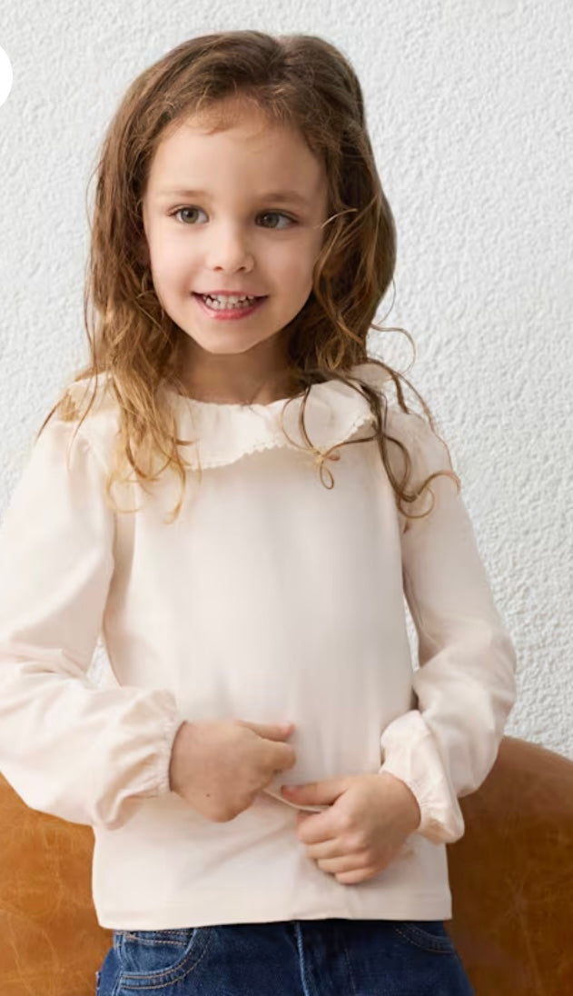 Girl Ruffle Collar Blouse/Mayoral