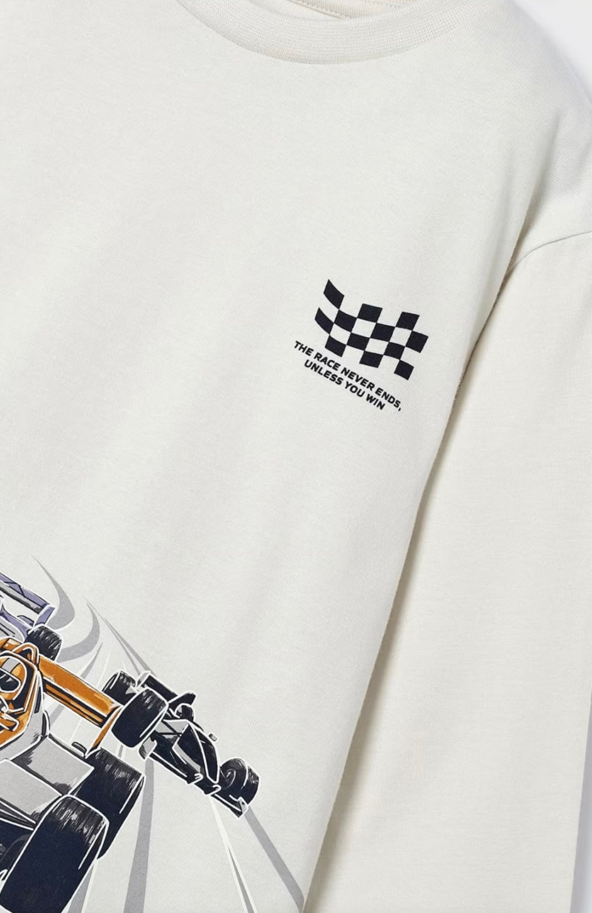 L/S Orange Car T-shirt/Mayoral