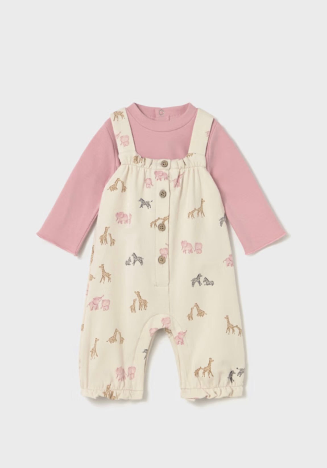 Girl Animal Dungaree Set/Mayoral