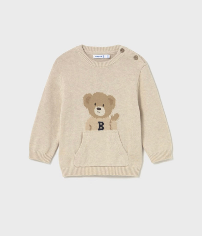 Bear Pocket Sweater/Mayoral