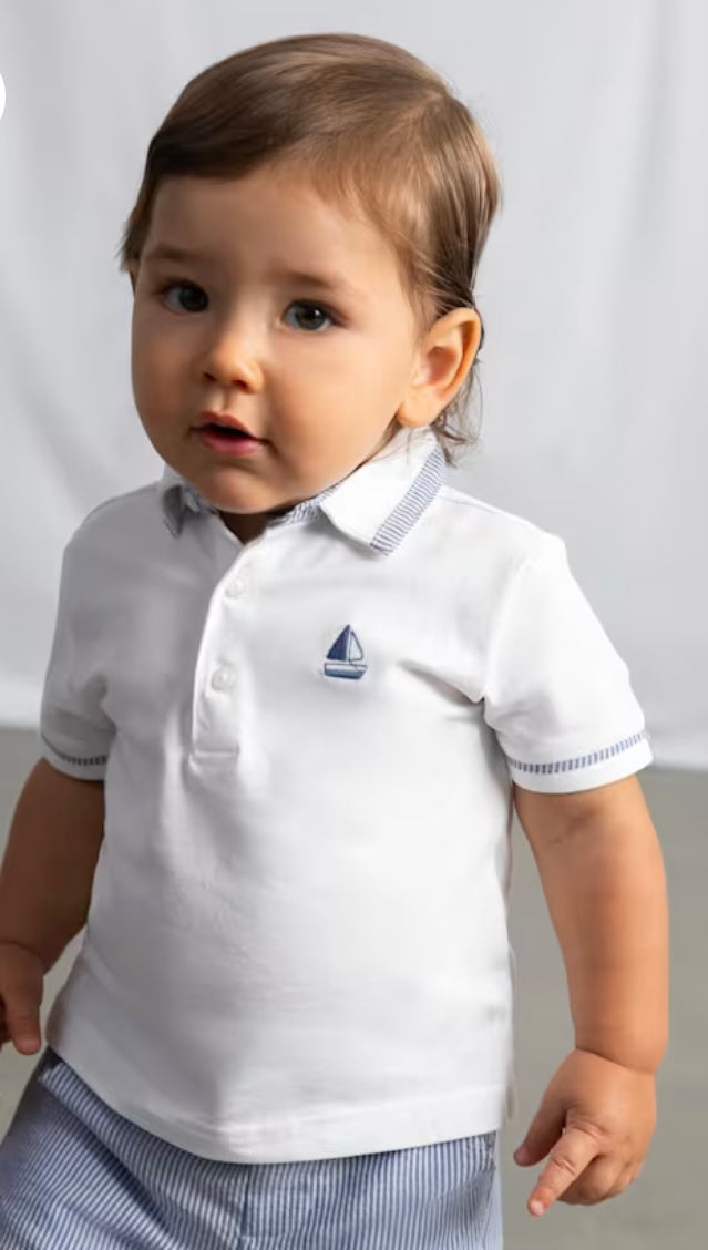 Sailboat Polo Shirt/Mayoral