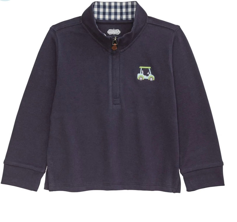 Golf Cart Quarter Zip/Mud Pie
