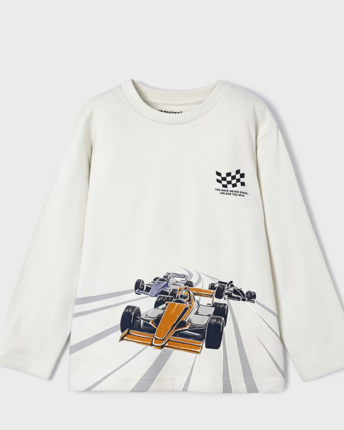 L/S Orange Car T-shirt/Mayoral