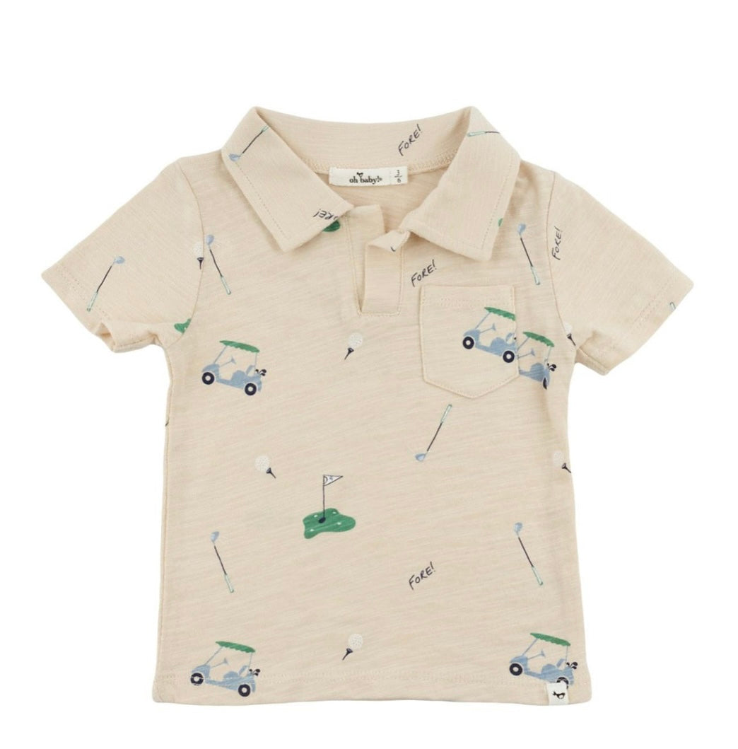 Boy Golf Polo/Oh Baby