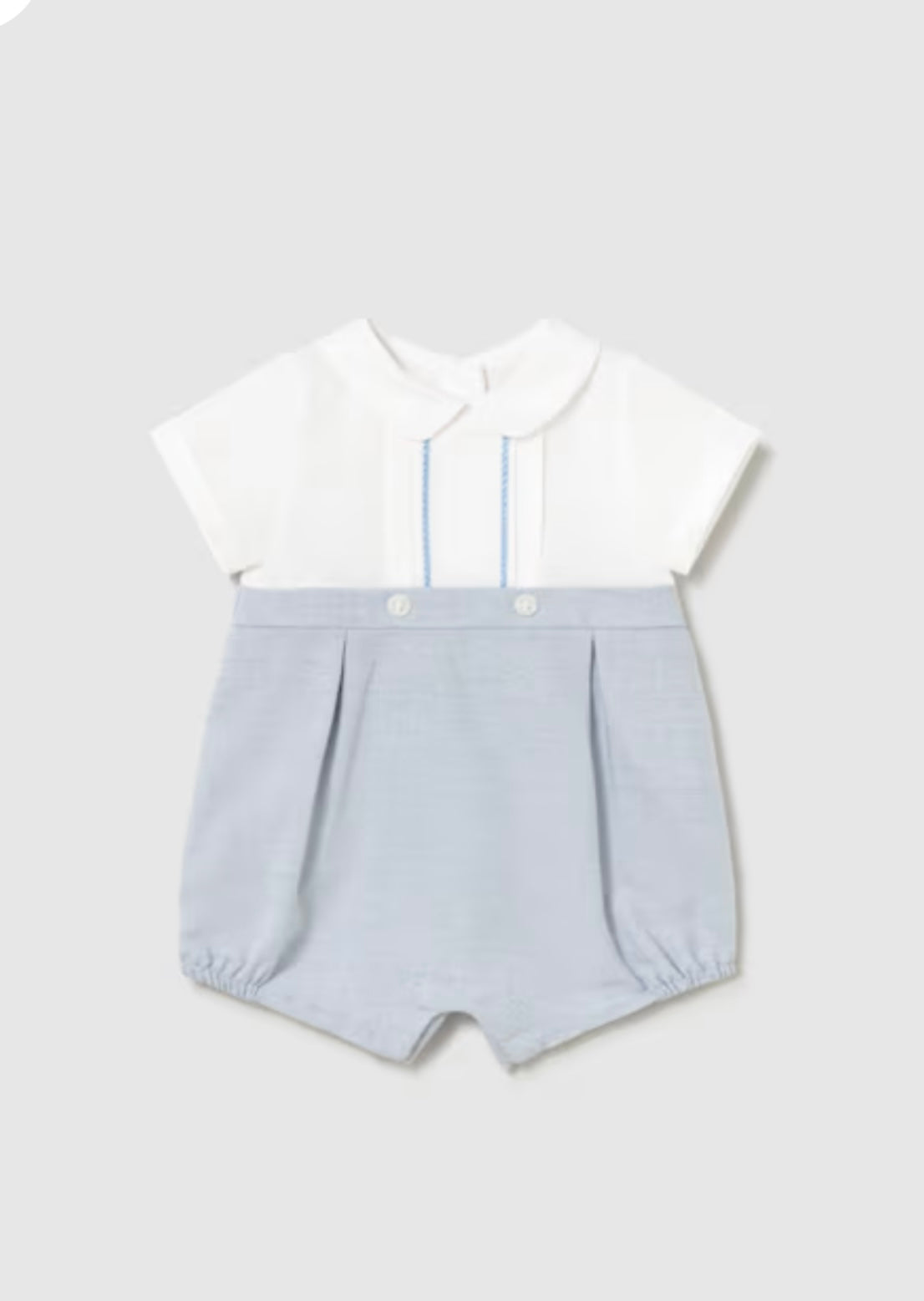 Baby Boy Ceremony Romper/Mayoral