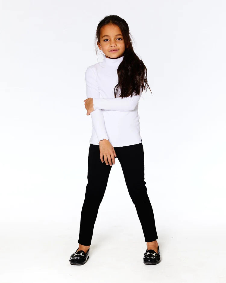 Mock Neck Long Sleeve/Deux Par Deux