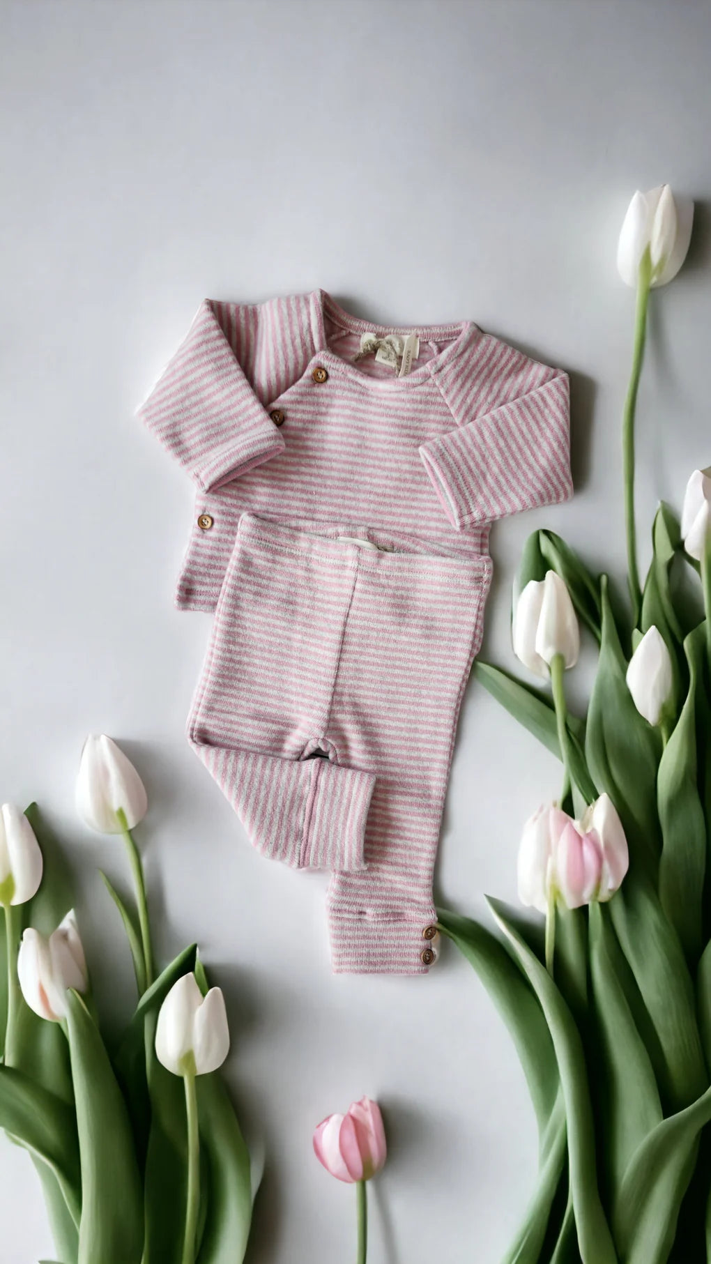 Stripe Kimono/Tiny Sowl