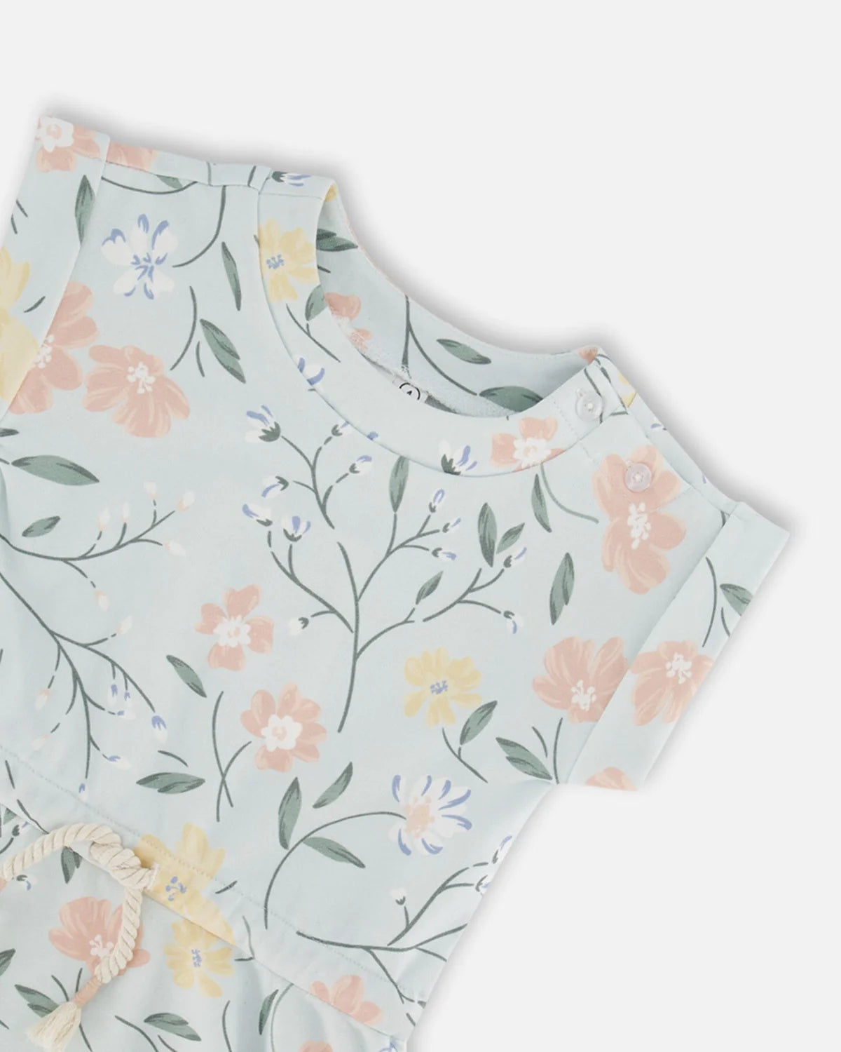 Printed Flowers Dress/Deux Par Deux