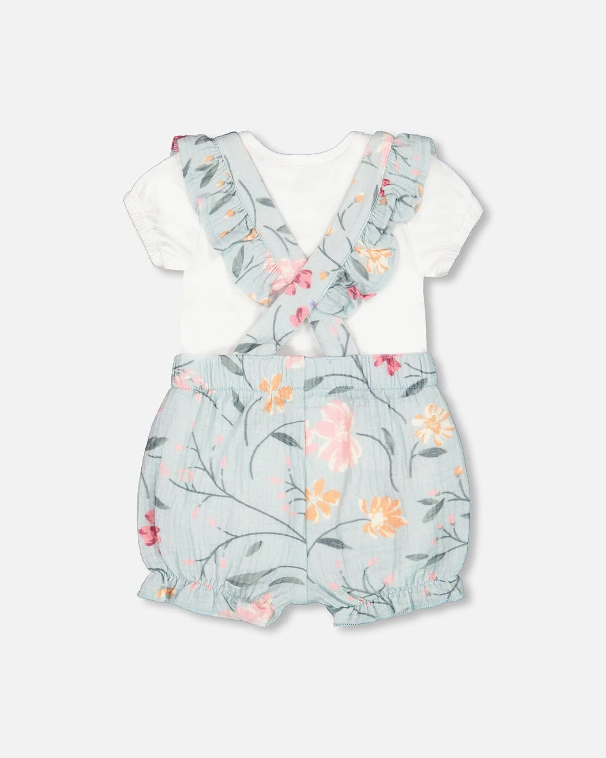 Floral Shortall/Deux Par Deux