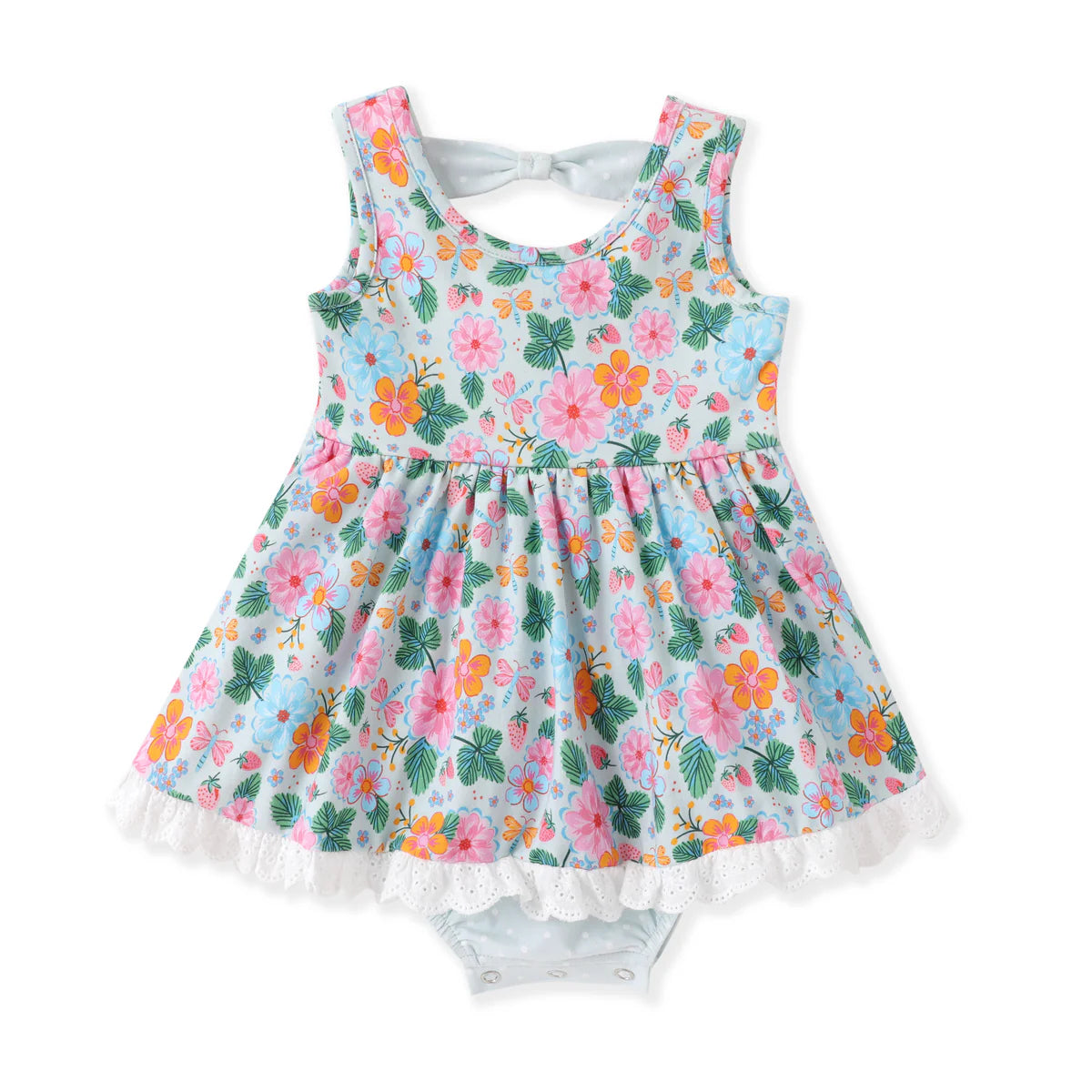Butterfly Floral Bubble Dress/Swoon Kids