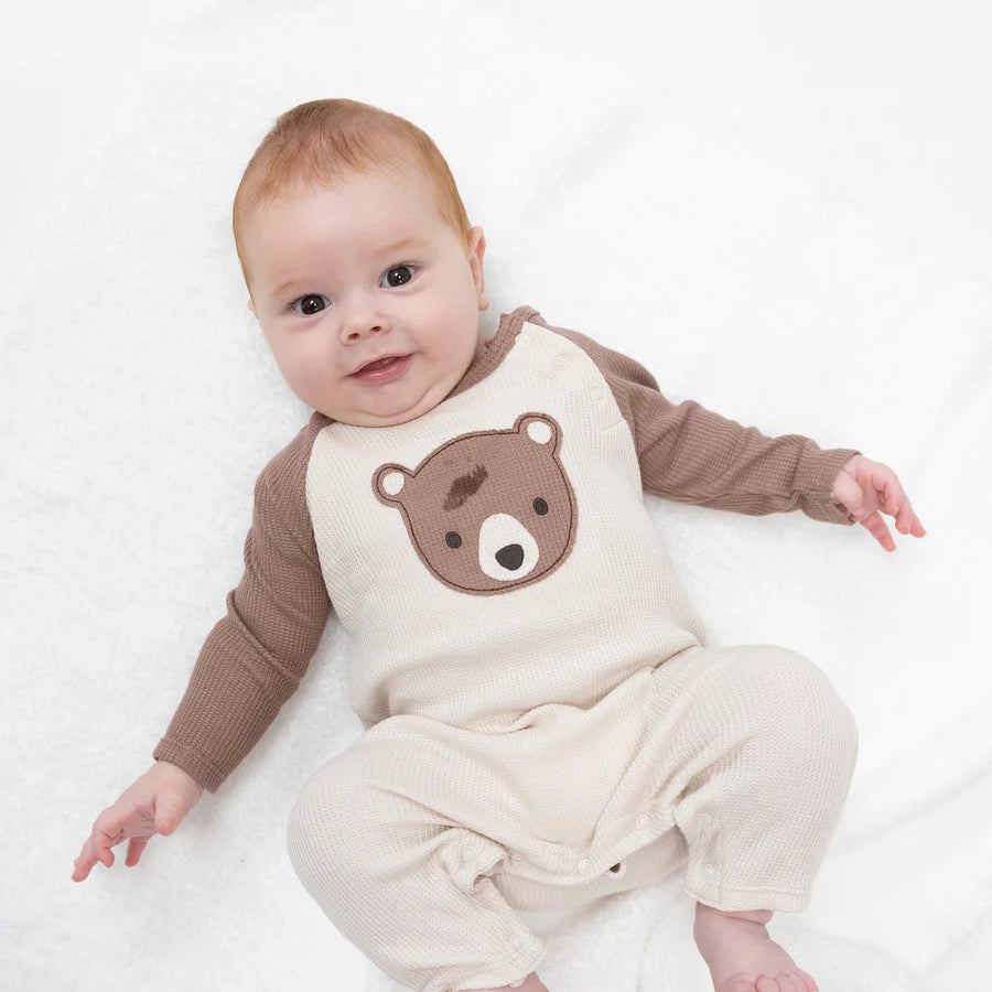 Bear Applique Romper/Angel Dear