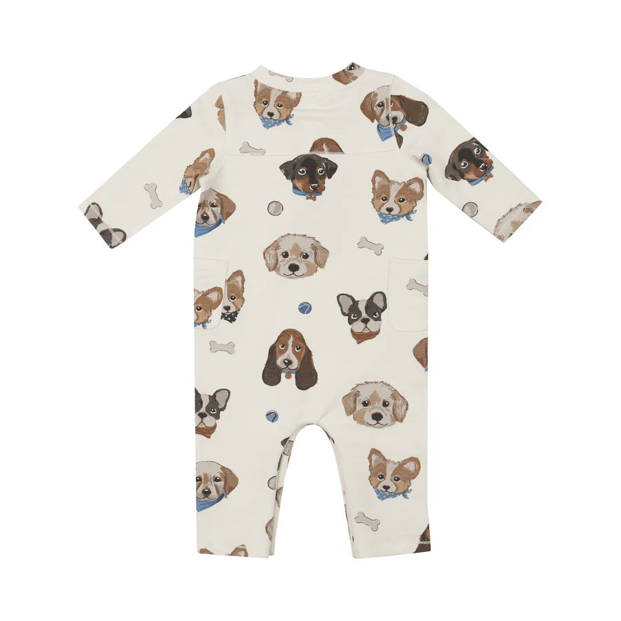 Puppy Faces Romper