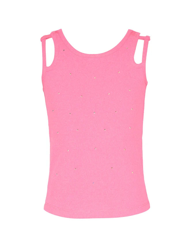Pink Rib Tank Top/Hannah Banana