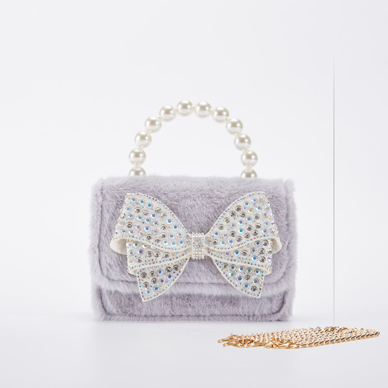 Rhinestone Bow Purse/Doe a Dear