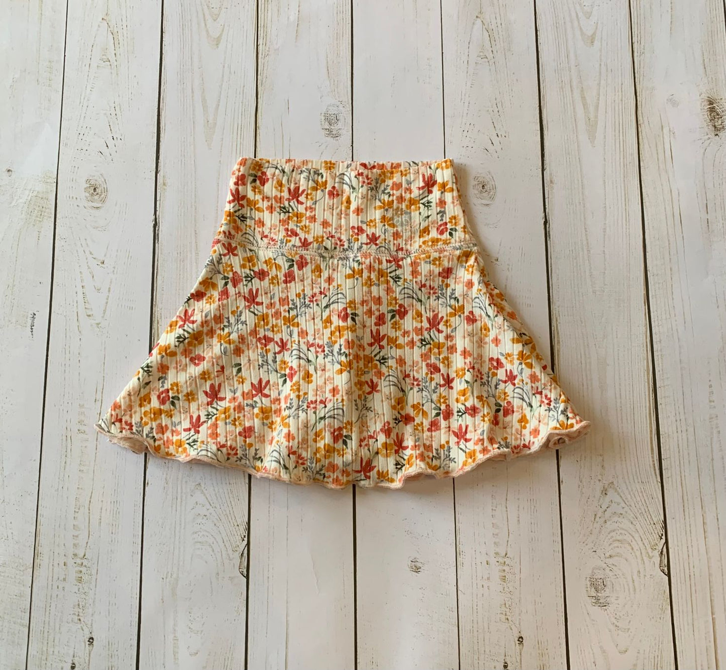 Sunset Floral Tennis Skirt/Yoga Baby