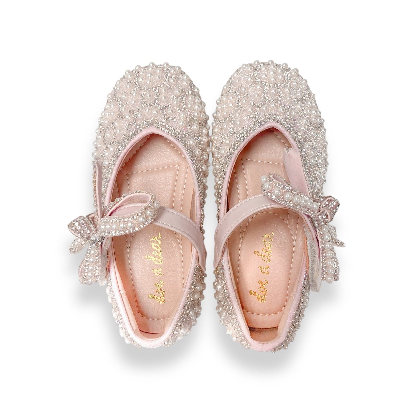 Bowtie Strap Jewel Flats/Doe a Dear
