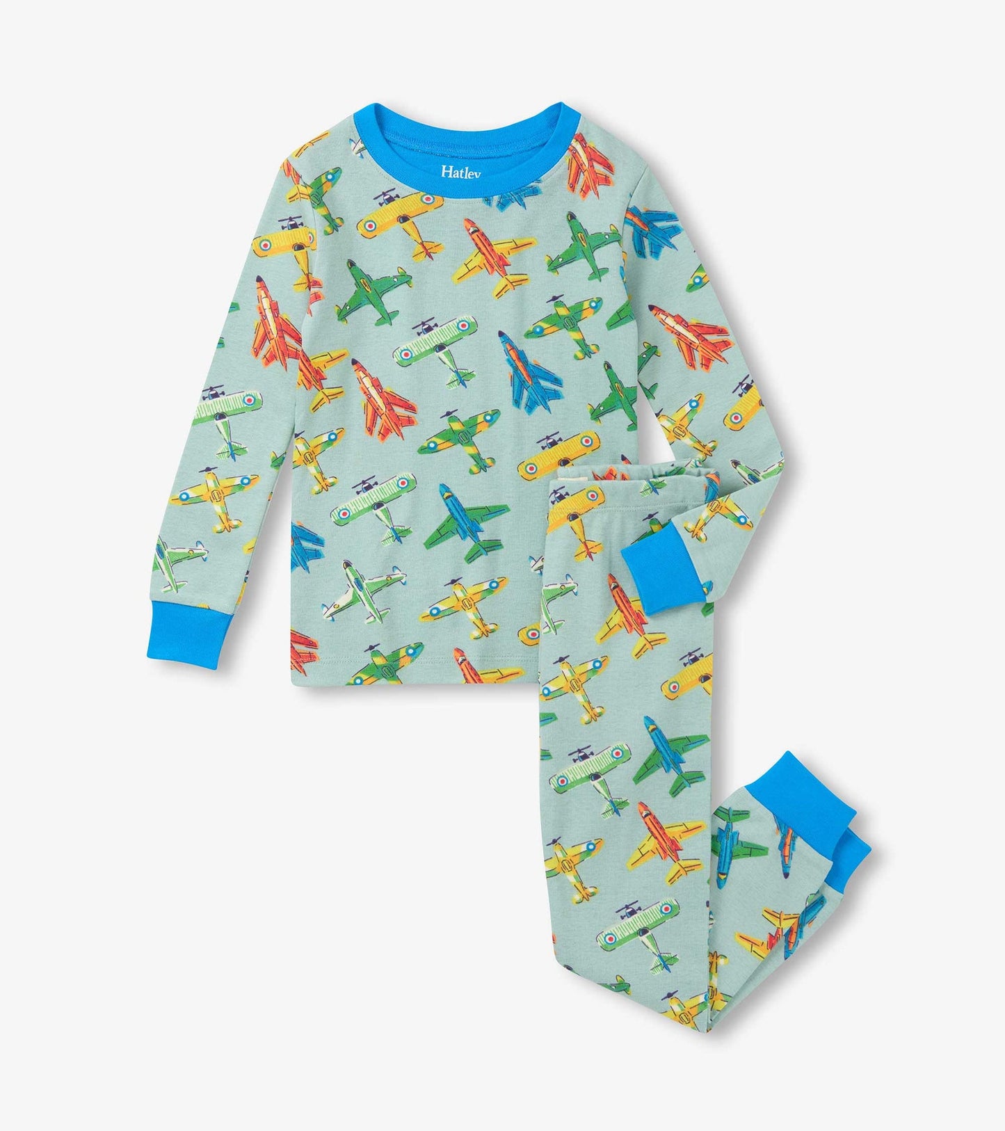 Vintage Aircrafts Pajama Set/Hatley
