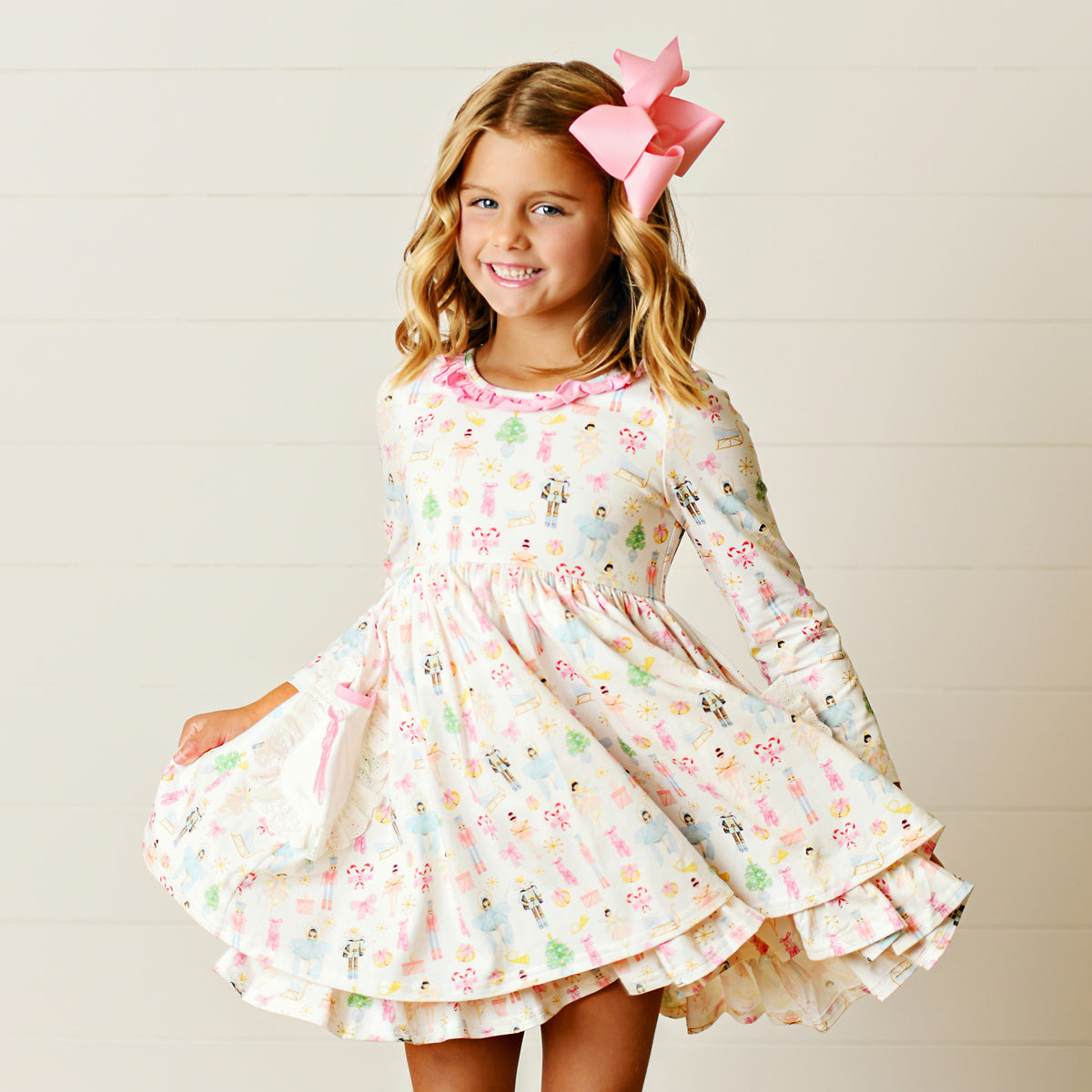 Nutcracker Embroidery Dress/Swoon Baby