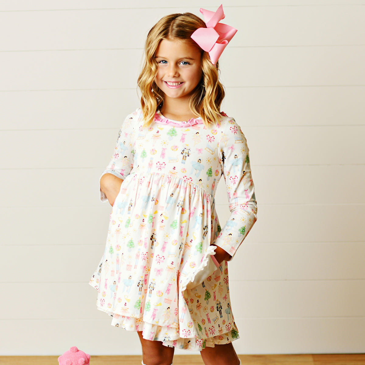 Nutcracker Embroidery Dress/Swoon Baby