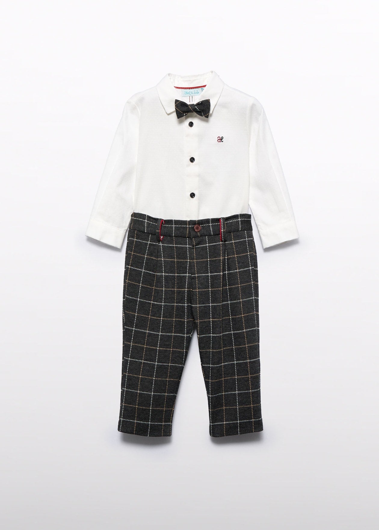 Baby Plaid Pant Set/Abel & Lula