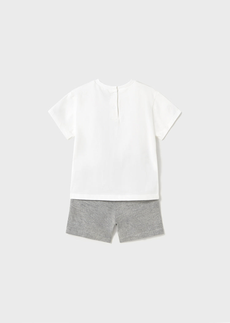 Shorts and Dog T-Shirt Set/Mayoral