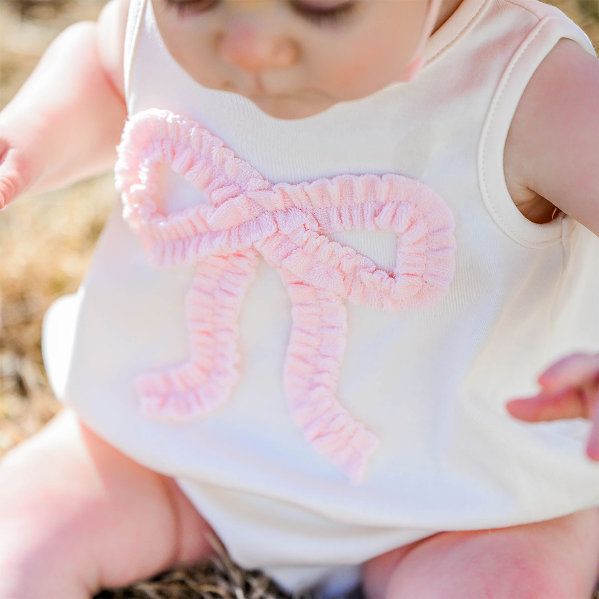 Ruffle Bow Bubble/oh baby