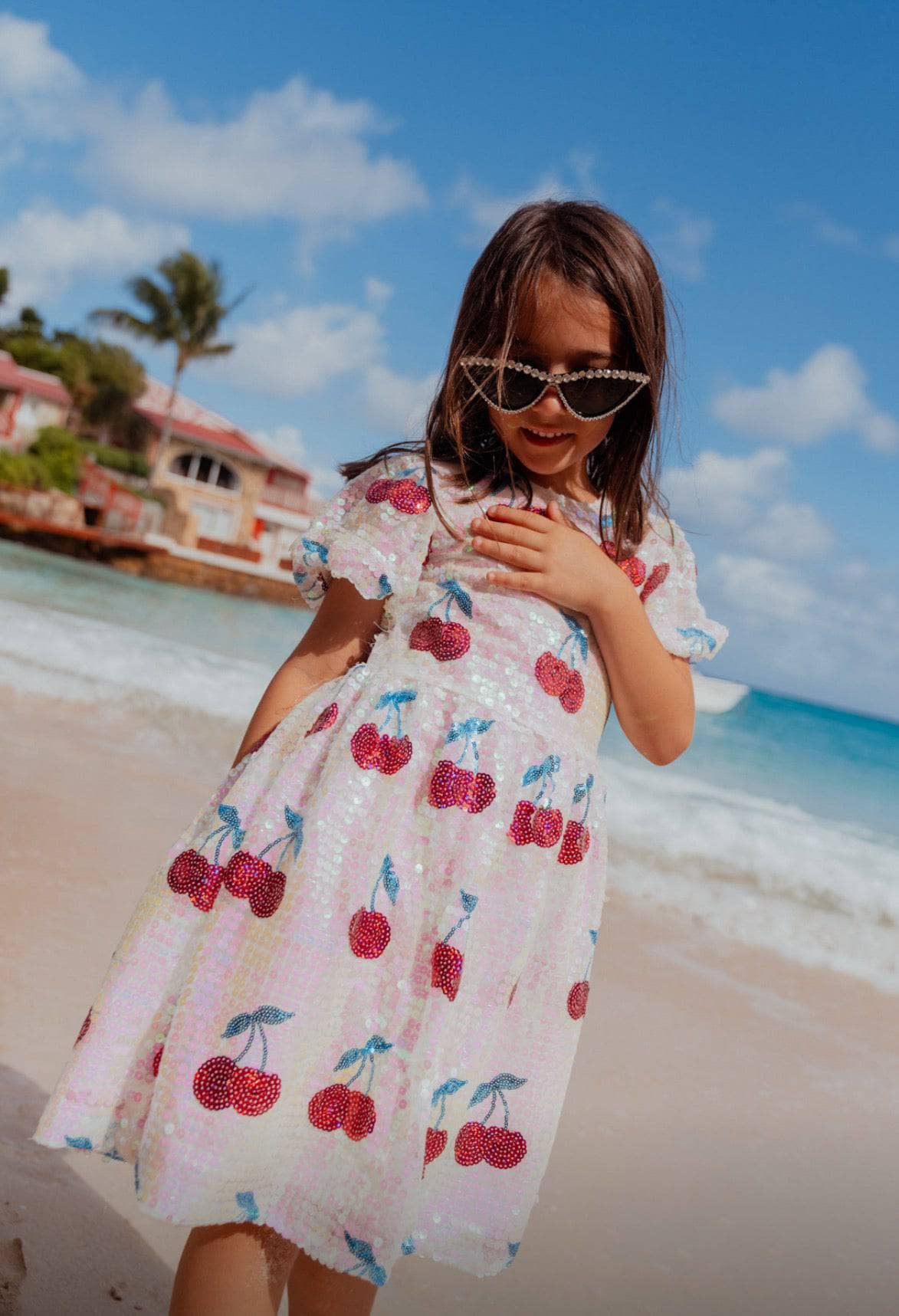 Cherry Sequin Dress/Lola and the Boys Cherry Sequin Dress/Lola and the Boys